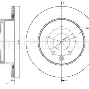 Disc frana METELLI 23-1322C – RENAULT | AutoRival