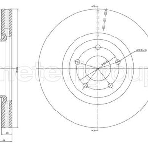 Disc frana METELLI 23-1323C – RENAULT | AutoRival