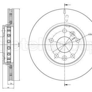 Disc frana METELLI 23-1341C – RENAULT | AutoRival