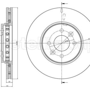 Disc frana METELLI 23-1468C – RENAULT | AutoRival