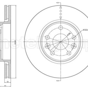 Disc frana METELLI 23-1563C – RENAULT | AutoRival