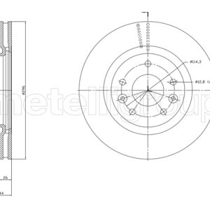 Disc frana METELLI 23-1762C – RENAULT | AutoRival