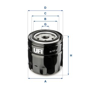 Filtru ulei UFI 23.177.00