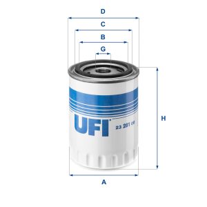 Filtru ulei UFI 23.281.00