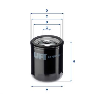 Filtru ulei UFI 23.401.00