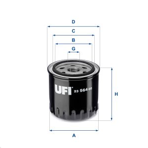 Filtru ulei UFI 23.564.00