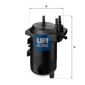 Filtru combustibil UFI 24.013.00
