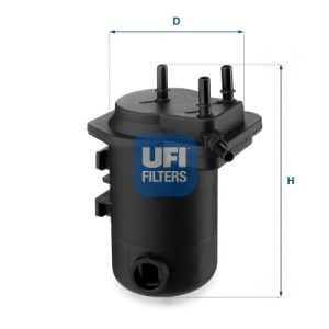 Filtru combustibil UFI 24.050.00