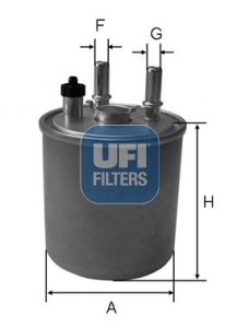 Filtru combustibil UFI 24.073.00