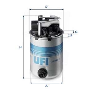Filtru combustibil UFI 24.095.01