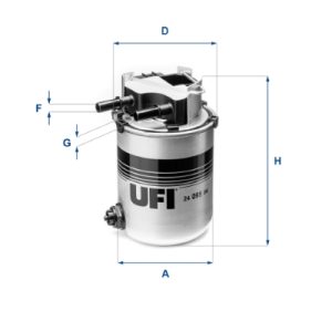 Filtru combustibil UFI 24.095.04