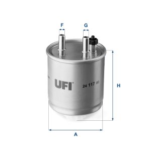 Filtru combustibil UFI 24.117.00