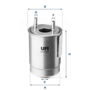 Filtru combustibil UFI 24.147.00