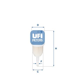 Filtru combustibil UFI 31.009.00