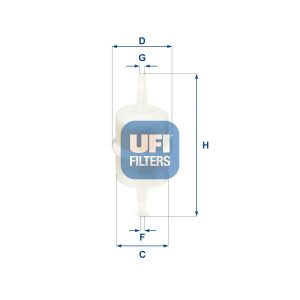 Filtru combustibil UFI 31.012.00