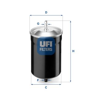 Filtru combustibil UFI 31.500.00