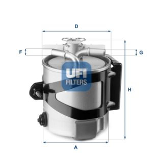 Filtru combustibil UFI 55.430.00