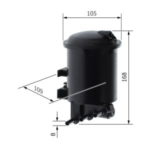 Filtru combustibil BOSCH 0 450 906 461