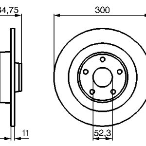 Disc frana BOSCH 0 986 479 083