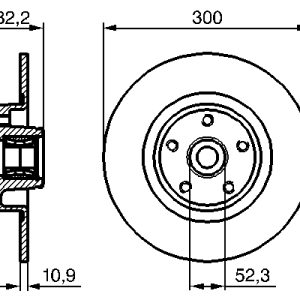 Disc frana BOSCH 0 986 479 280