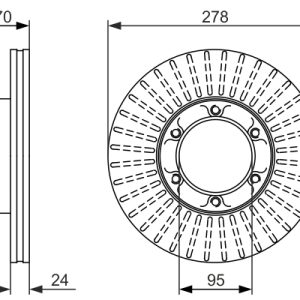 Disc frana BOSCH 0 986 479 488