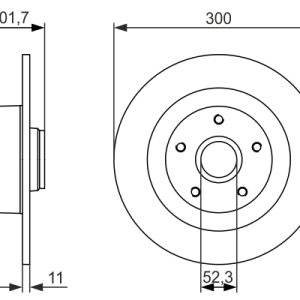 Disc frana BOSCH 0 986 479 573