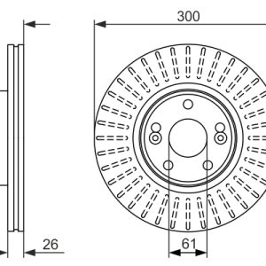 Disc frana BOSCH 0 986 479 668