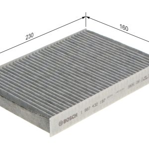 Filtru aer habitaclu BOSCH 1 987 432 197