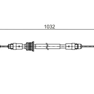 Cablu frana de parcare BOSCH 1 987 482 548