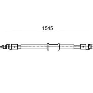 Cablu frana de parcare BOSCH 1 987 482 551