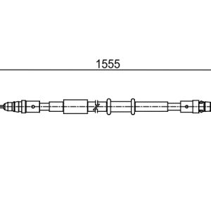 Cablu frana de parcare BOSCH 1 987 482 552