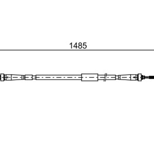 Cablu frana de parcare BOSCH 1 987 482 637