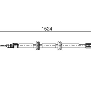 Cablu frana de parcare BOSCH 1 987 482 888