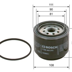 Filtru combustibil BOSCH F 026 402 273