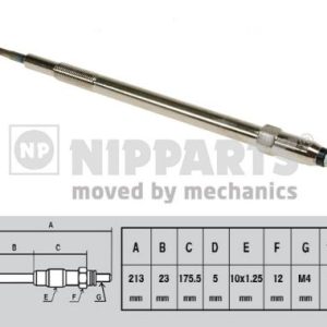 Bujie incandescenta NIPPARTS J5711027 – RENAULT | AutoRival