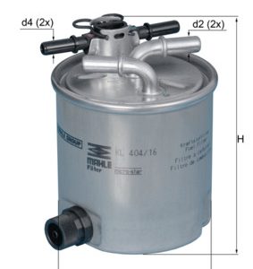 Filtru combustibil KNECHT KL 404/16 – RENAULT | AutoRival