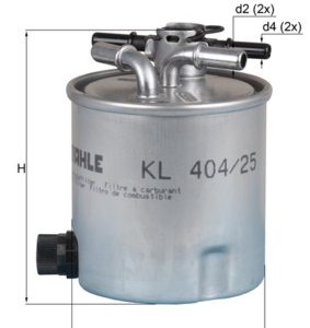 Filtru combustibil KNECHT KL 404/25 – RENAULT | AutoRival