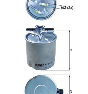 Filtru combustibil KNECHT KL 440/40 – RENAULT | AutoRival