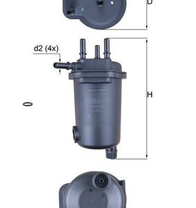 Filtru combustibil KNECHT KL 632D – RENAULT | AutoRival