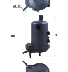 Filtru combustibil KNECHT KL 633D – RENAULT | AutoRival