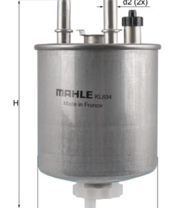Filtru combustibil KNECHT KL 834 – RENAULT | AutoRival