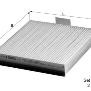 Filtru aer habitaclu KNECHT LA 76/S – RENAULT | AutoRival