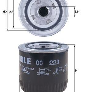 Filtru ulei KNECHT OC 223 – RENAULT | AutoRival