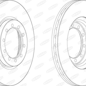 Disc frana BERAL BCR182A – RENAULT | AutoRival