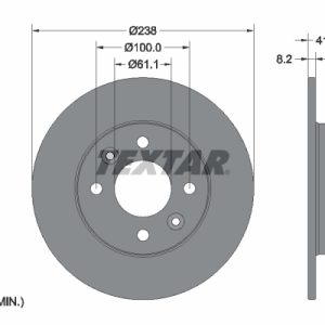 Disc frana TEXTAR 92036003 – RENAULT | AutoRival