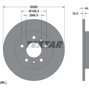 Disc frana TEXTAR 92065100 – RENAULT | AutoRival