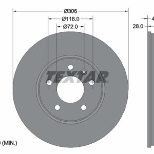 Disc frana TEXTAR 92116005 – RENAULT | AutoRival