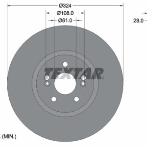 Disc frana TEXTAR 92119405 – RENAULT | AutoRival
