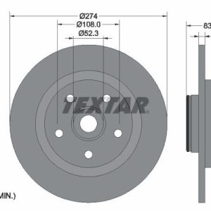 Disc frana TEXTAR 92142203 – RENAULT | AutoRival