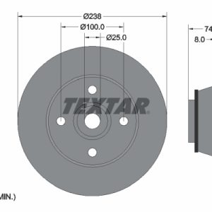 Disc frana TEXTAR 92154103 – RENAULT | AutoRival